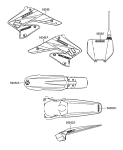 RM-Z250 Наклейка