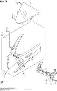 GSX-R750 Cowling Body