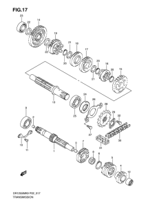 DR125 Трансмиссия