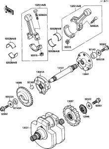 VN1500 Коленвал