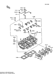 ZX600 Головка цилиндров