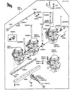ZX750 Carburetor assy