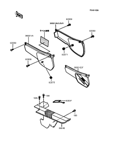 KL250 Боковые обтекатели