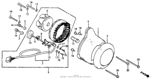 CB750SC Генератор