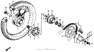 C70 Переднее колесо