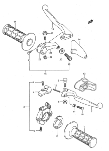 RM125 Рулевой переключатель