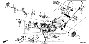 CB500X (ABS) Жгут проводов