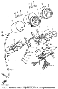 XV1100GC Приборы