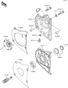 ER500 Водяной насос