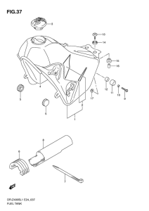 DR-Z400 Tank fuel