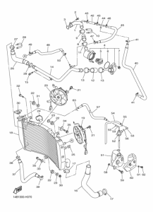 YZF-R1 Радиатор и шланг