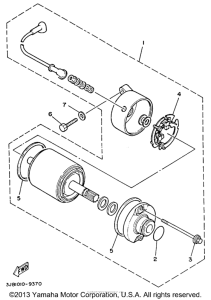 XV535EC Стартер