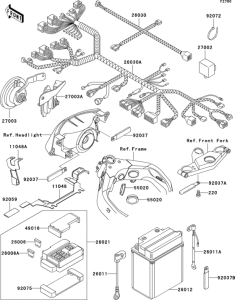 ZX1100 Электрика