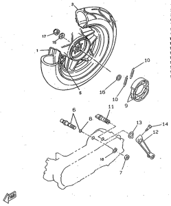 CW50RS Переднее колесо