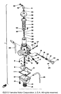 DT125F Карбюратор
