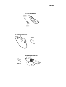 KMX125 Лейбл предостережения