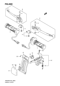 AN650 (ABS) Рулевой рычаг