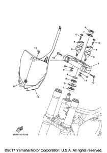 YZ125J2 Управление