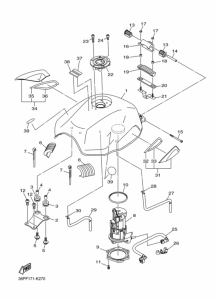 XJ6F FZ6RB Tank fuel