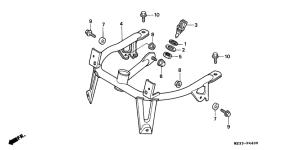GL1500SE Кронштейн крепления 