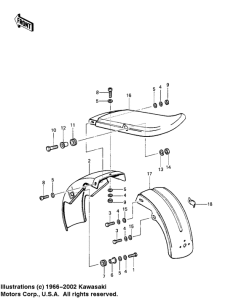 KE100 Заднее крыло