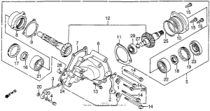 CB550 Side gear case