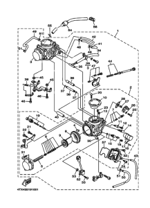TDM850 Carburetor assy