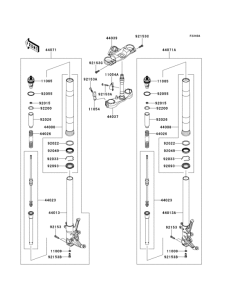 ZX1400 Front fork(fefb)