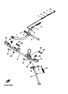 RT100 RT100H Support & repose pied