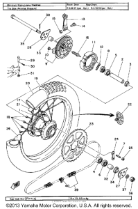 IT125G Переднее колесо