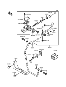 KX125 Главный тормозной цилиндр