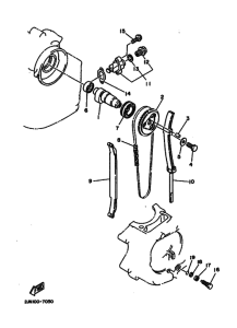 BW350 BW350U Распределительный вал & chain