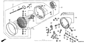 VT750C Headlight (1)
