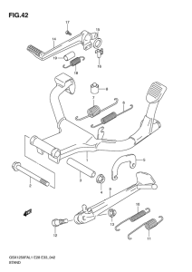 GSX1250 (ABS) Stand comp