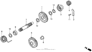 CR500R Кик стартер
