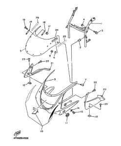 TZR50 Обтекатель 1