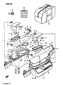 GV1400 Side bag gv1400gcg