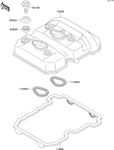 EX250 Крышка головки цилиндров
