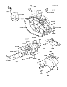 ER250 Крышки двигателя
