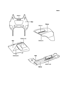 ZX400 Наклейки