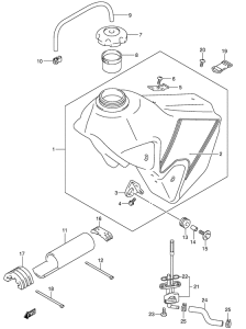 DR-Z400 Tank fuel