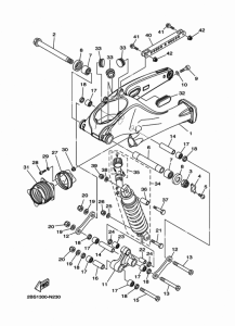 XT1200Z Rear arm & suspension