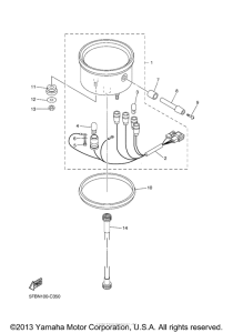 XVS650 Приборы