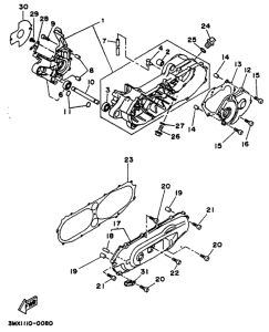 CW50 Картер двигателя