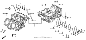 VFR750F Картер