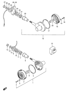 GN125 Поворотники