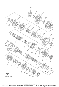 YZFR7L Трансмиссия