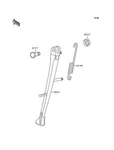 ZR1200 Подножка