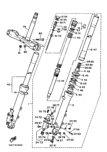 FJ1200 Передняя вилка