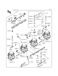 ZR550 Carburetor assy